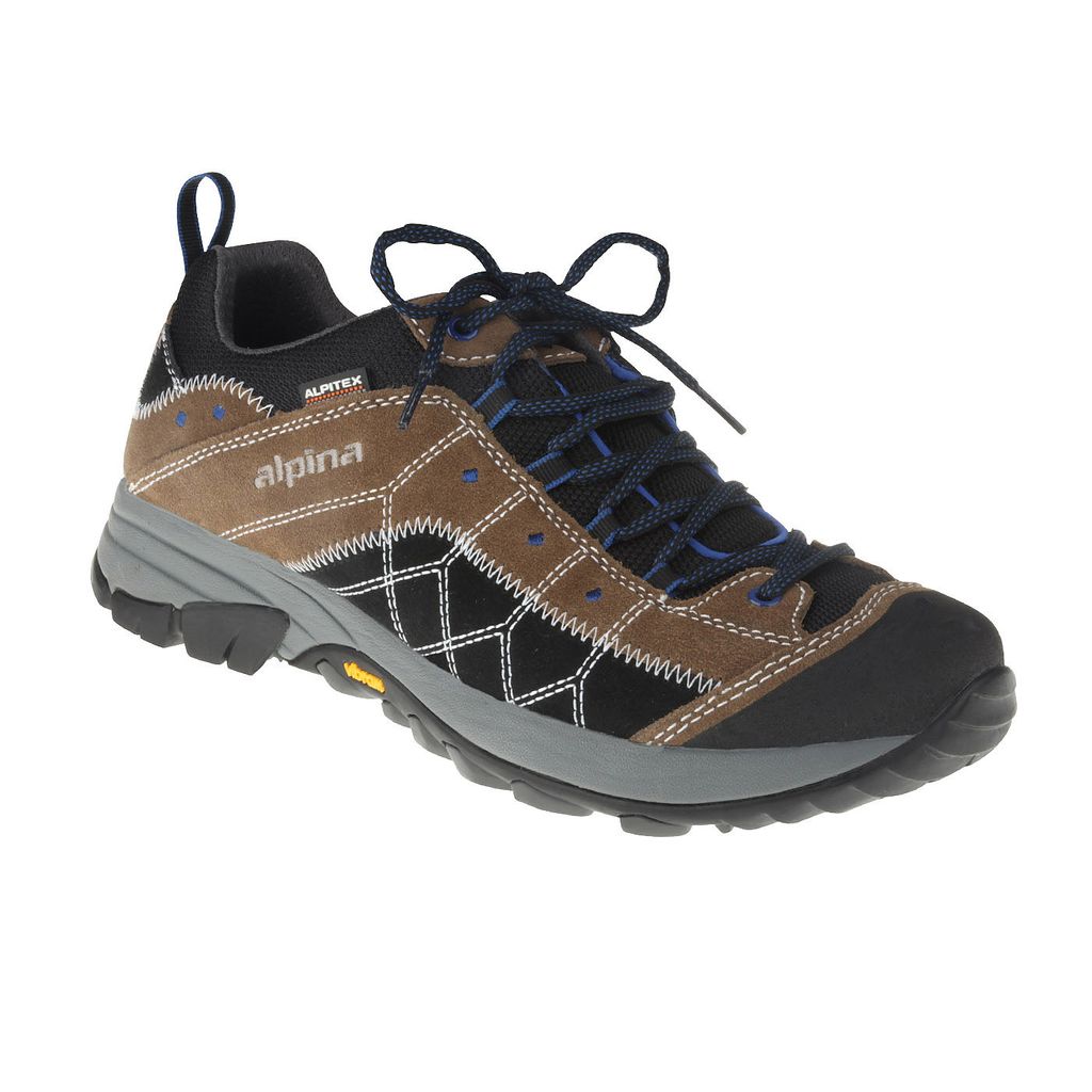 ALPINA Herren Schnürer Conny aus echtem Leder mit wasserabweisender Alpitex Membran in Weite H, Herren Trekkingschuhe mit Einlegesohlen Größe: 4...