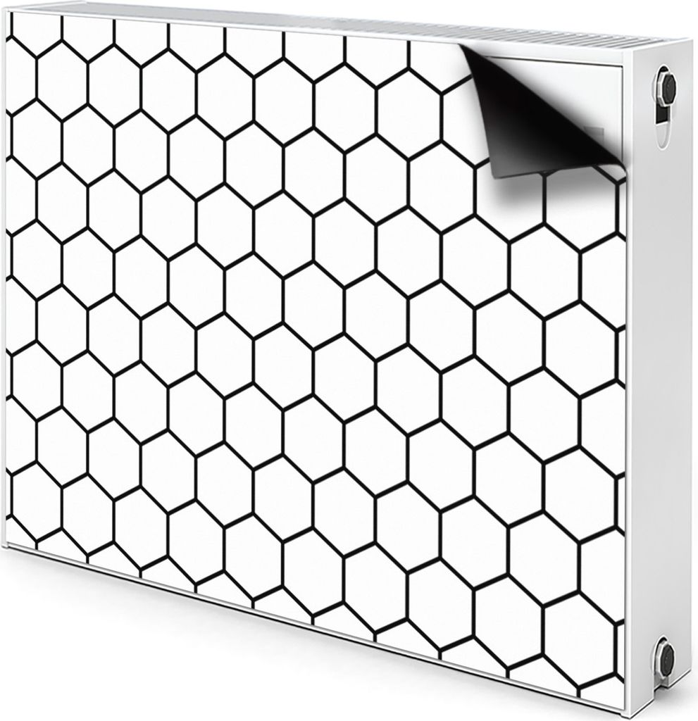 Magnet Heizkörperabdeckung Heizkörperverkleidung Verkleidung Abdeckung 80x60 cm - Muster, Plater, Honig