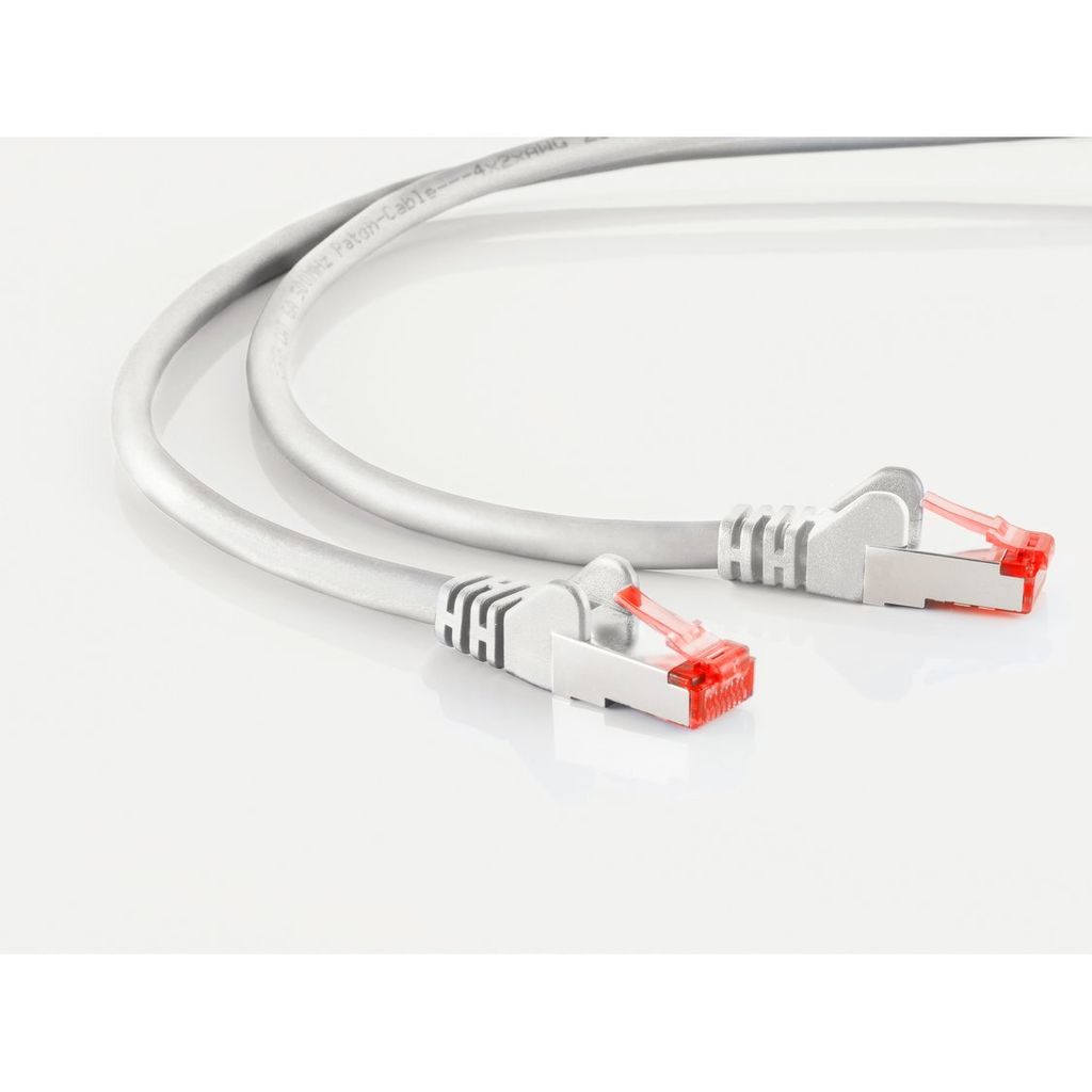 Patchkabel cat6A S/FTP PIMF Halogenfrei weiß 0,25m