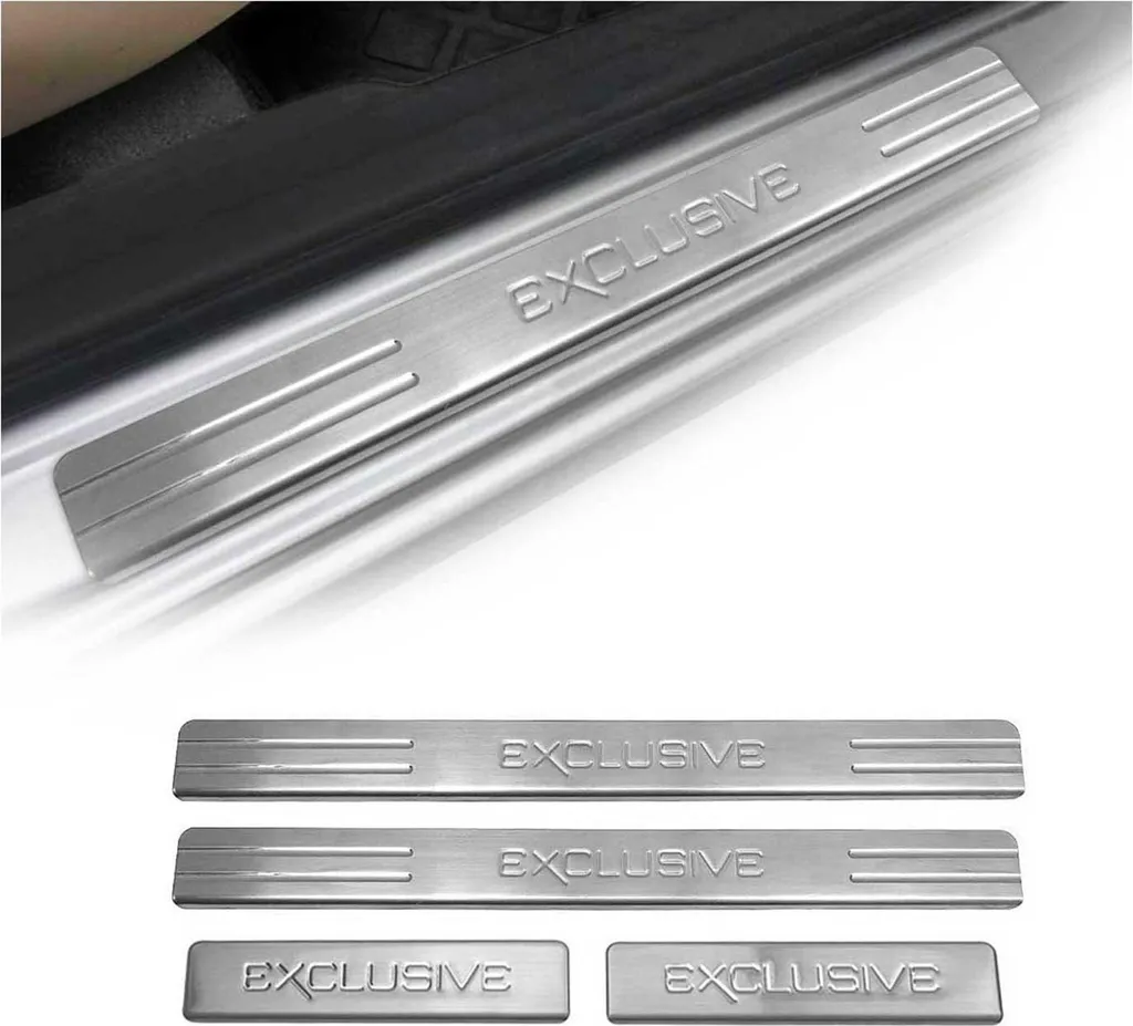 Soglie delle porte Esclusivo per Citroen C4 Grand Picasso 2006-2015 cromo 4x