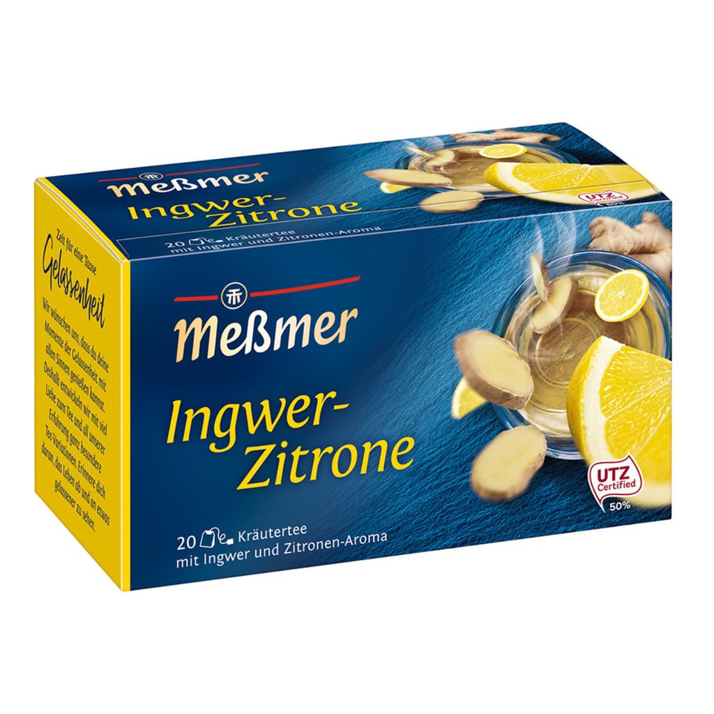 Meßmer Gingembre Citron Tisane aromatisée Goût Citron 40g Image du produit 