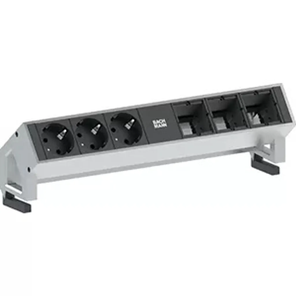 Multipresa da Scrivania BACHMANN DESK2 Acciaio Inox - Eleganza e Funzioni - 1