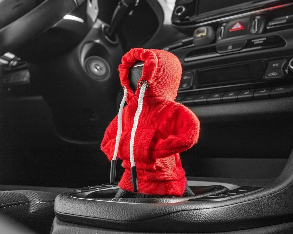 Sweat à capuche pour Gear Knob - Rouge Image du produit 