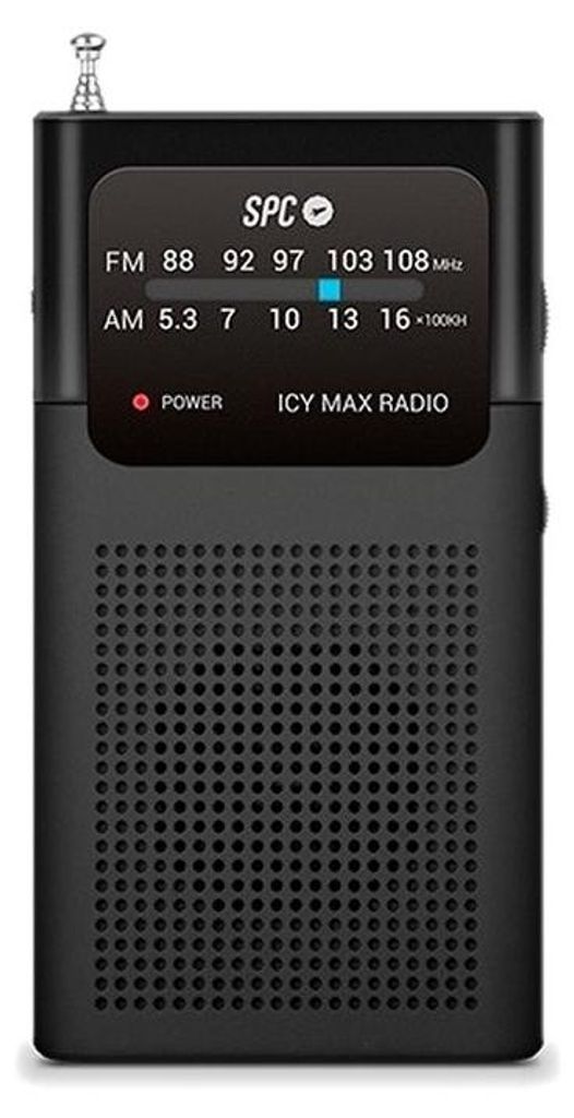SPC Radio ICY MAX, Tragbar, Analog, AM, FM, 87,5 - 108 MHz, 522 - 1620 kHz, 0,3 W