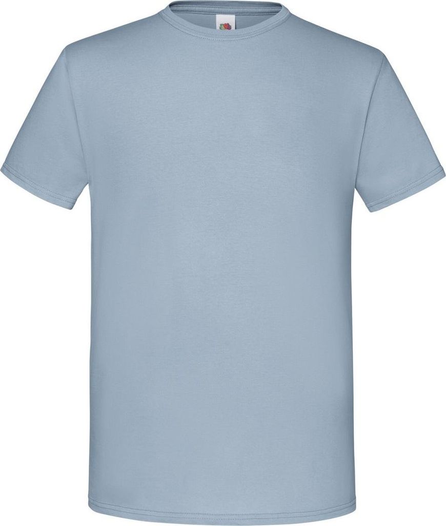 Fruit of the Loom - "Iconic" T-Shirt für Herren/Damen Uni LT2613 (L) (Graublau)