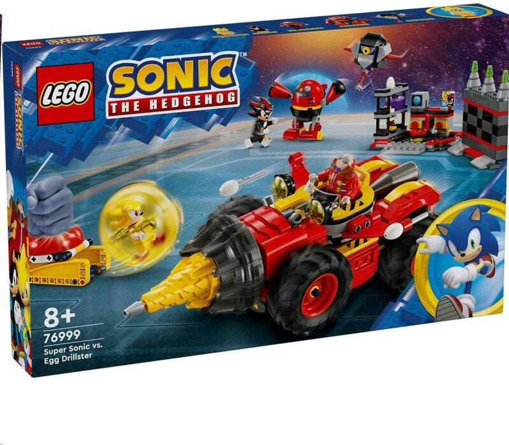 LEGO Sonic The Hedgehog Super Sonic vs. Egg Drillster, set Immagine del prodotto 