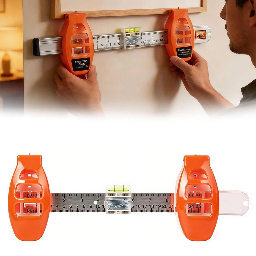 Bilderaufhängewerkzeug ,eingebauter Wasserwaage, präzise Produktbild 