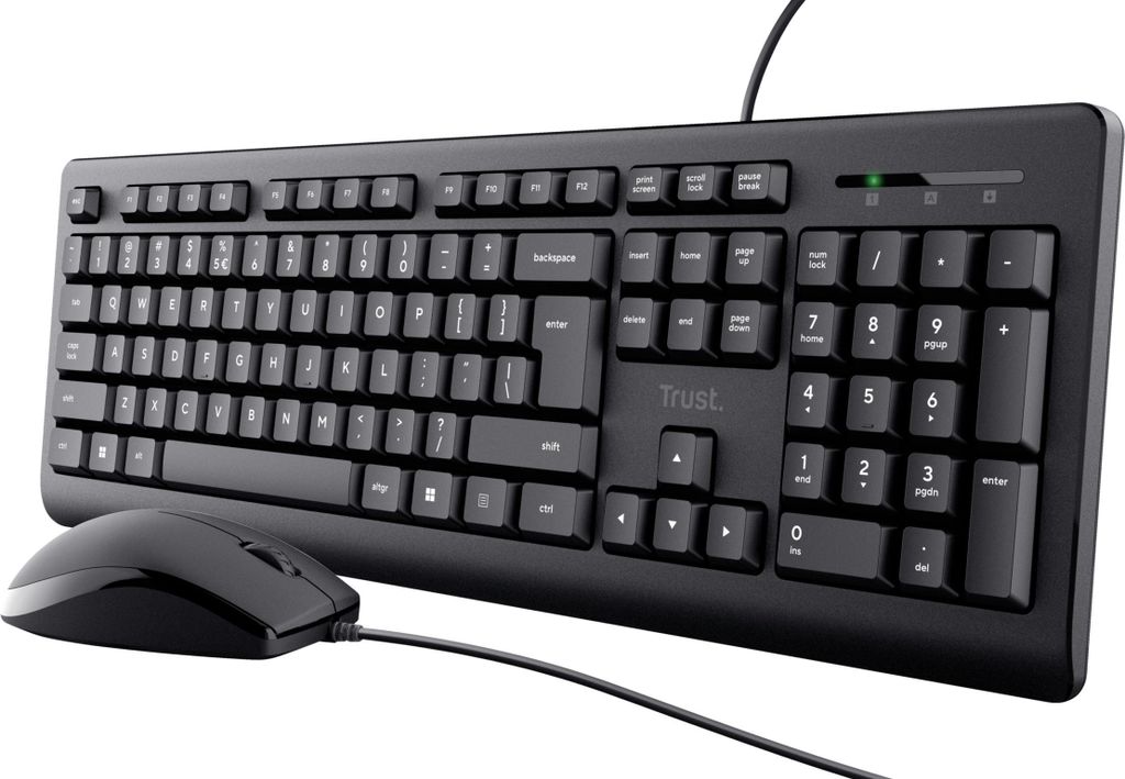 TRUST Trust Primo klávesnica Myš v balení Kancelársky USB Obrázok produktu 
