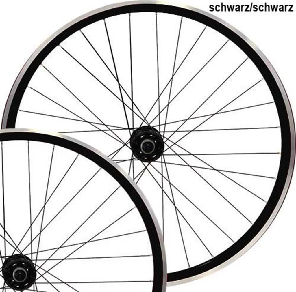 Roues Point 28 avec Moyeu Flip-Flop Fixed et Roue Libre Jante Noire