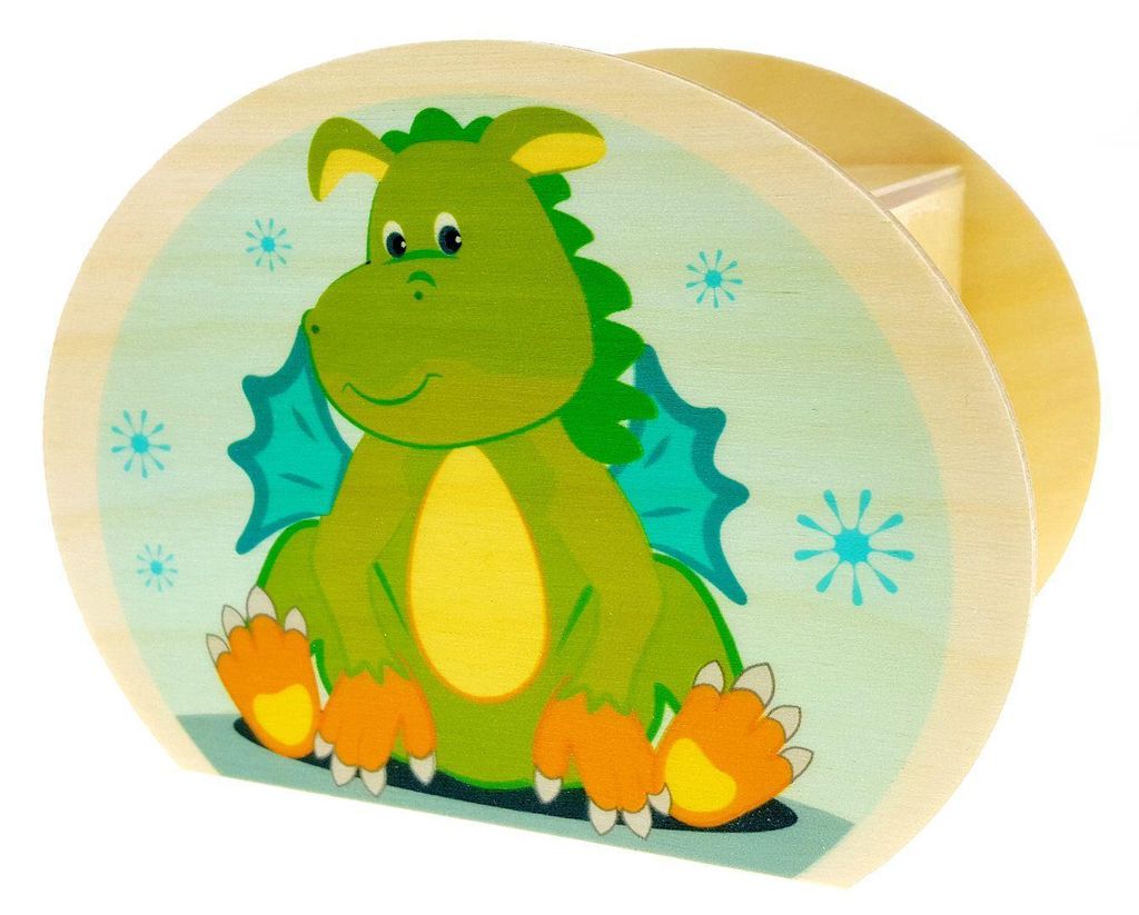 Holzdekoration Spardose Drache BxLxH 65x115x85mm NEU