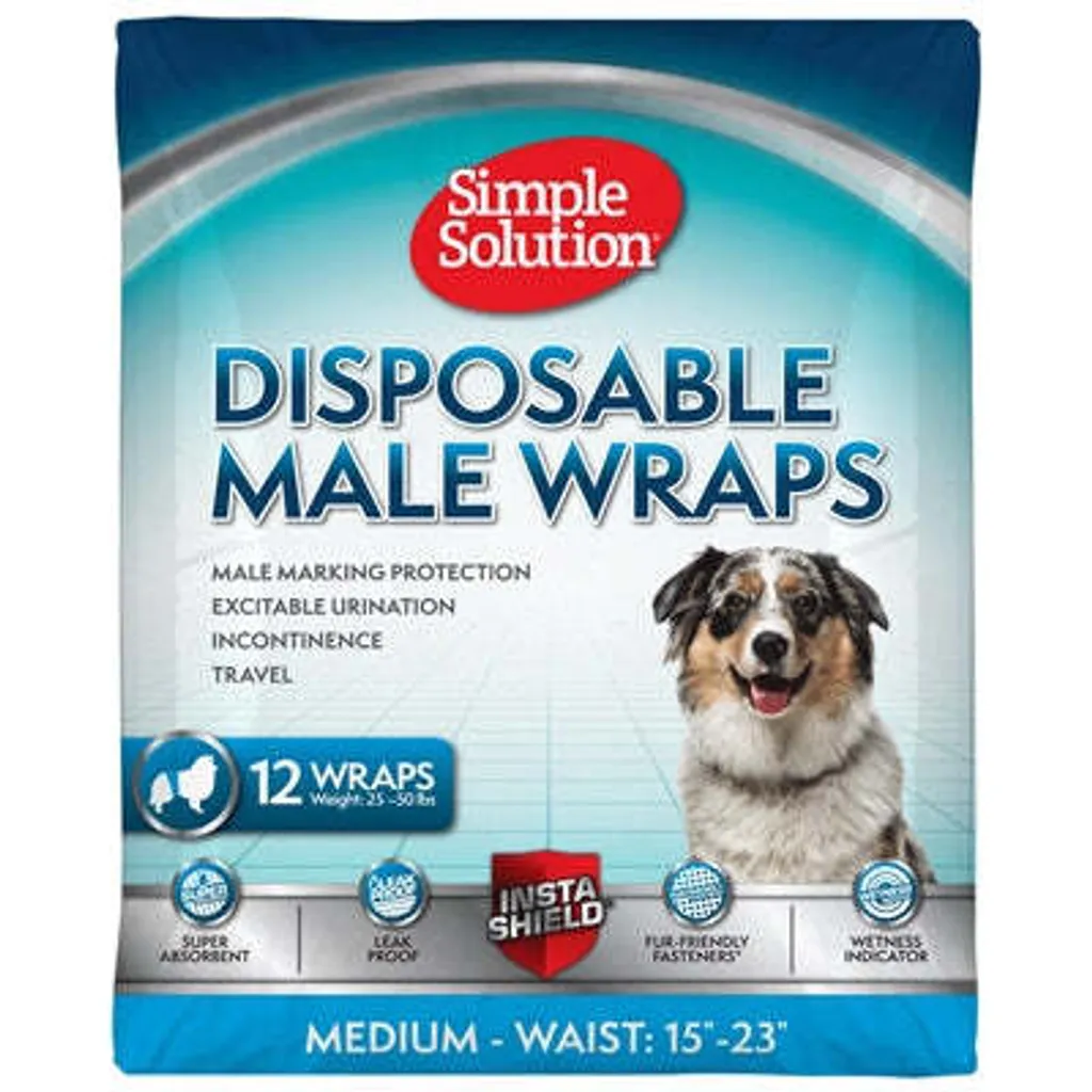 Couches Chien Incontinent Simple Solution L - Solution Contre Fuites 12 pcs - 3