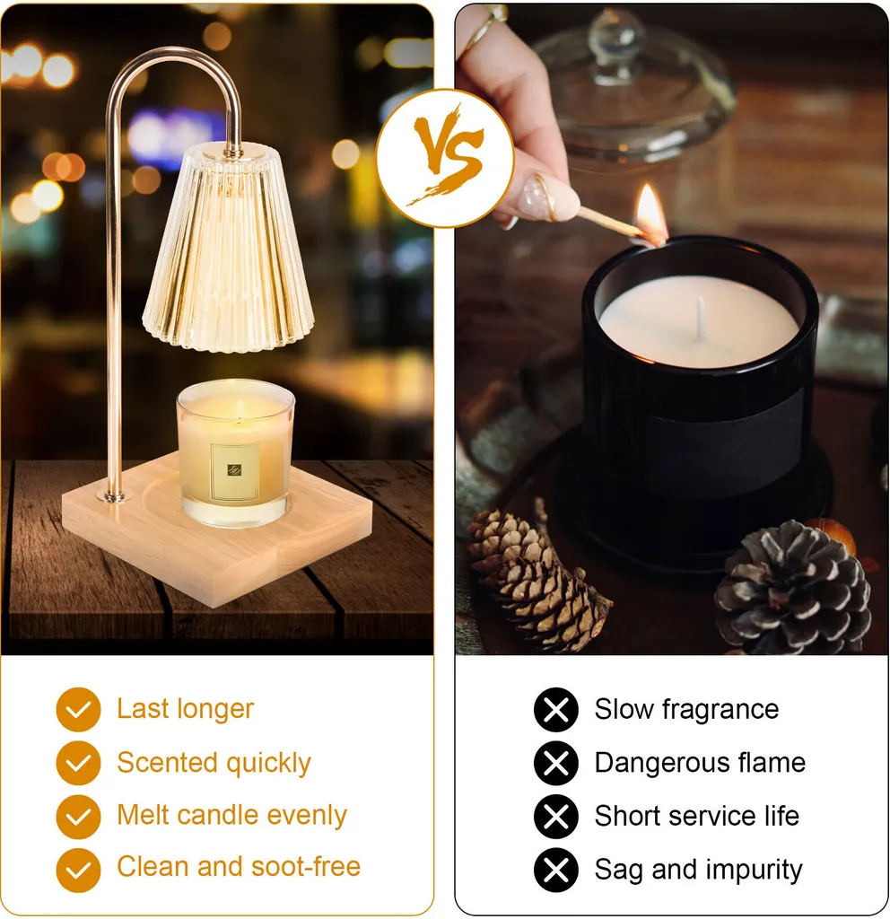 Lampe chauffe-bougie pour chambre à coucher avec programmation auto - 7
