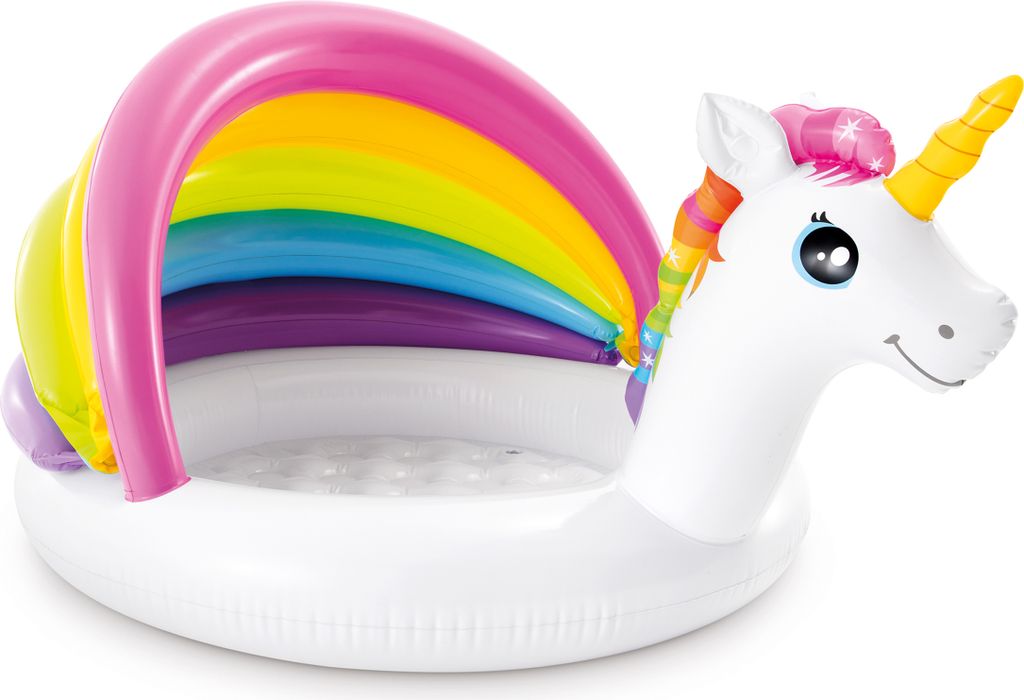 INTEX 57113np - Baby Pool - Einhorn (127x102x69cm)