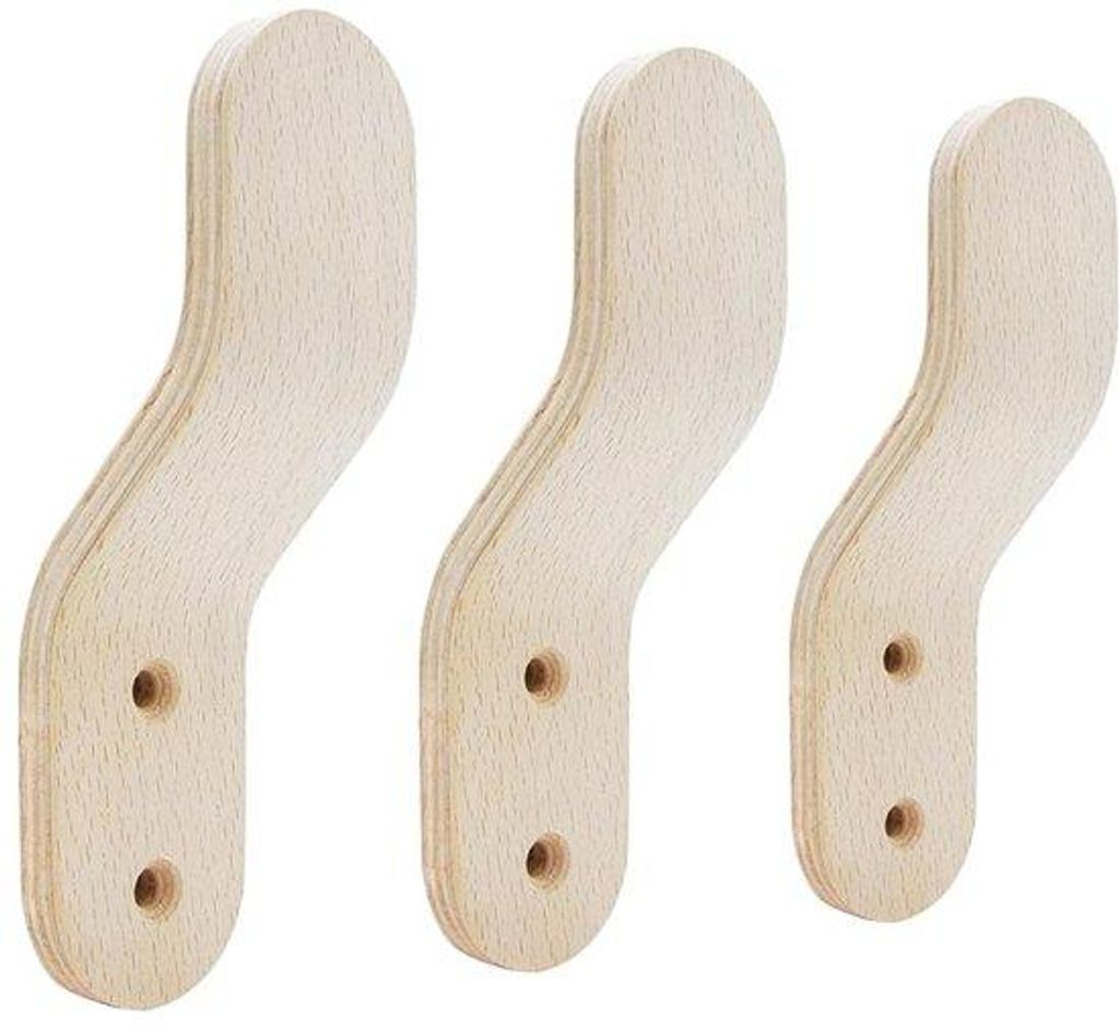 Milieuvriendelijke houten kapstok