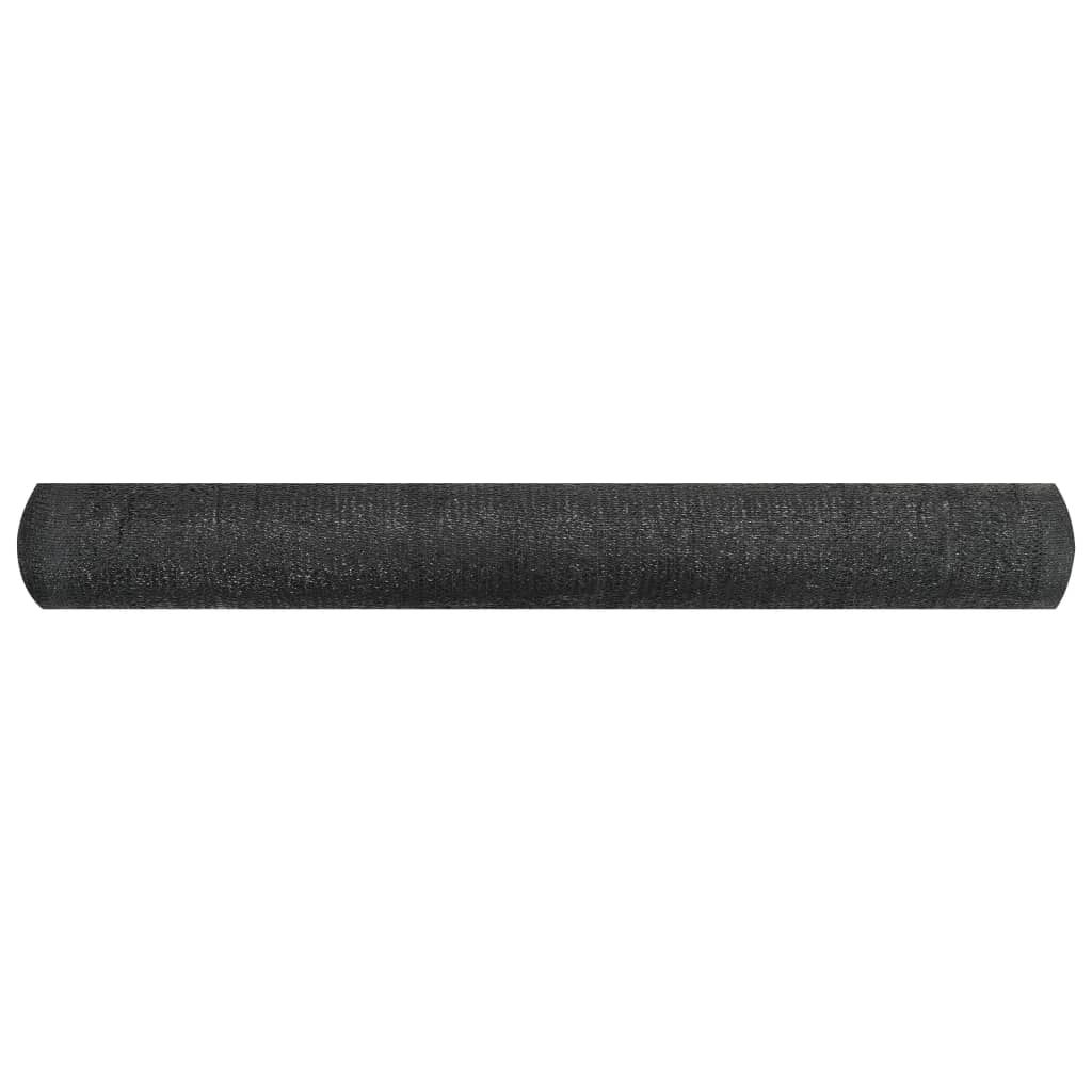 vidaXL Ekran ogrodzeniowy czarny 1,8x25 m HDPE 150 g/m² Zdjęcie produktu 