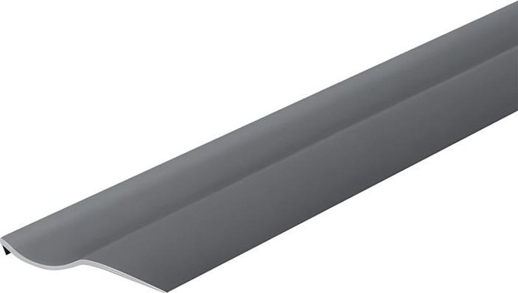 QUEST Sichtschutzlamellen PVC, Gartensichtschutz Lamellen zur vertikalen Montage, UV-beständig, flexibel, anthrazit, 1,2 m