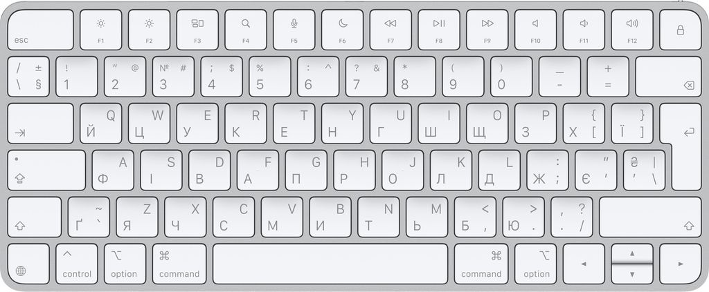 Apple Magic, Verkabelt & Kabellos, USB + Bluetooth, QWERTY, Produktbild 