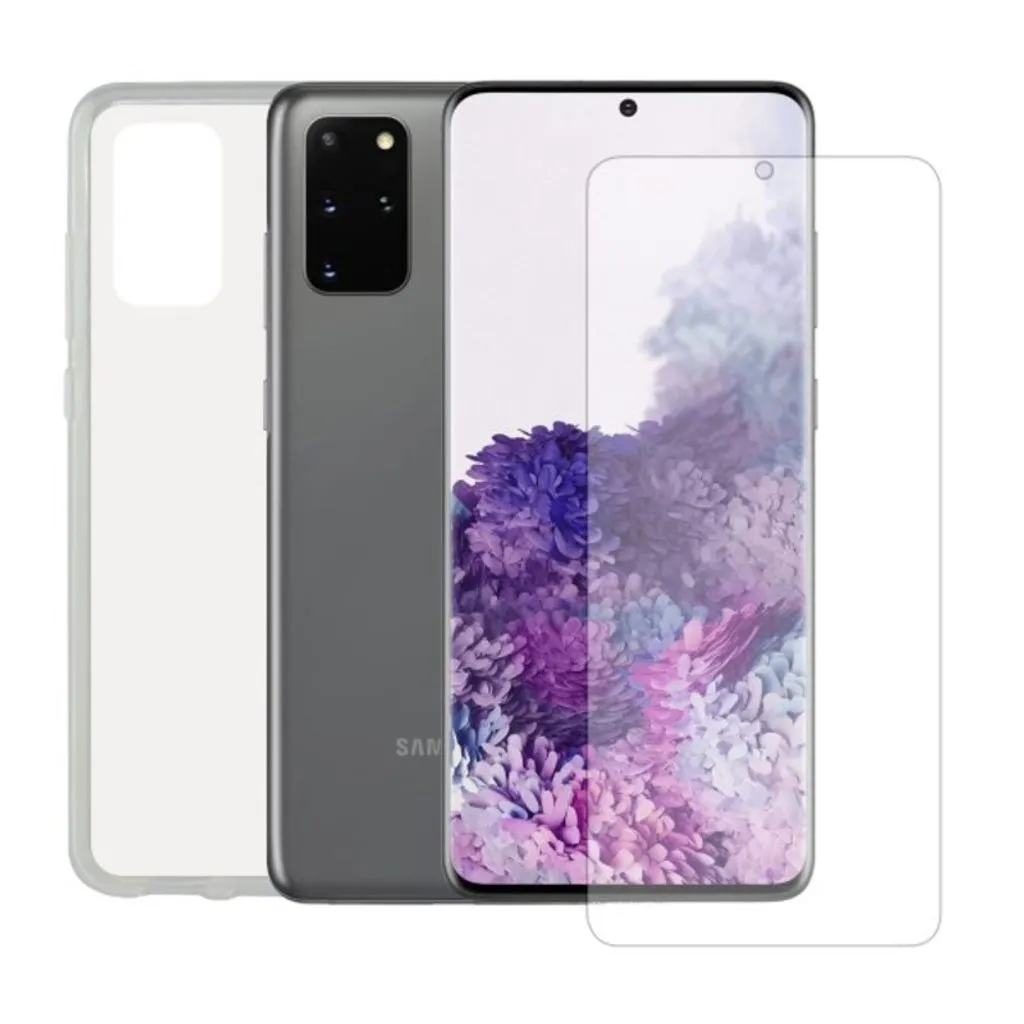 Protégez l'écran du Samsung S20+ avec ce pack coque et verre trempé pro
