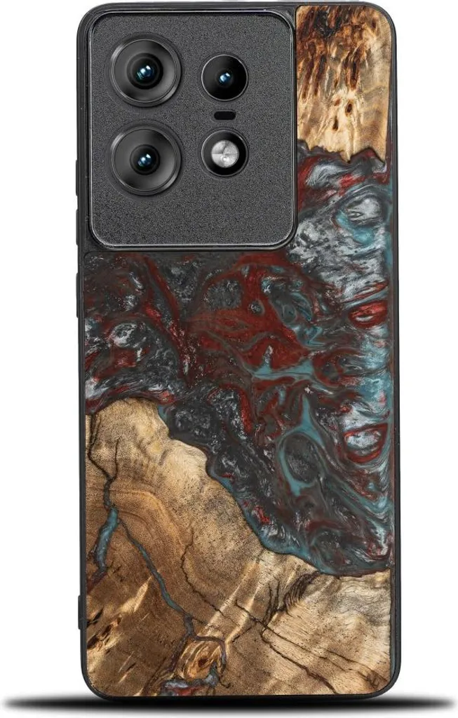 Bewood Cover unica per Motorola Edge 50 Pro - Pianeti - Plutone