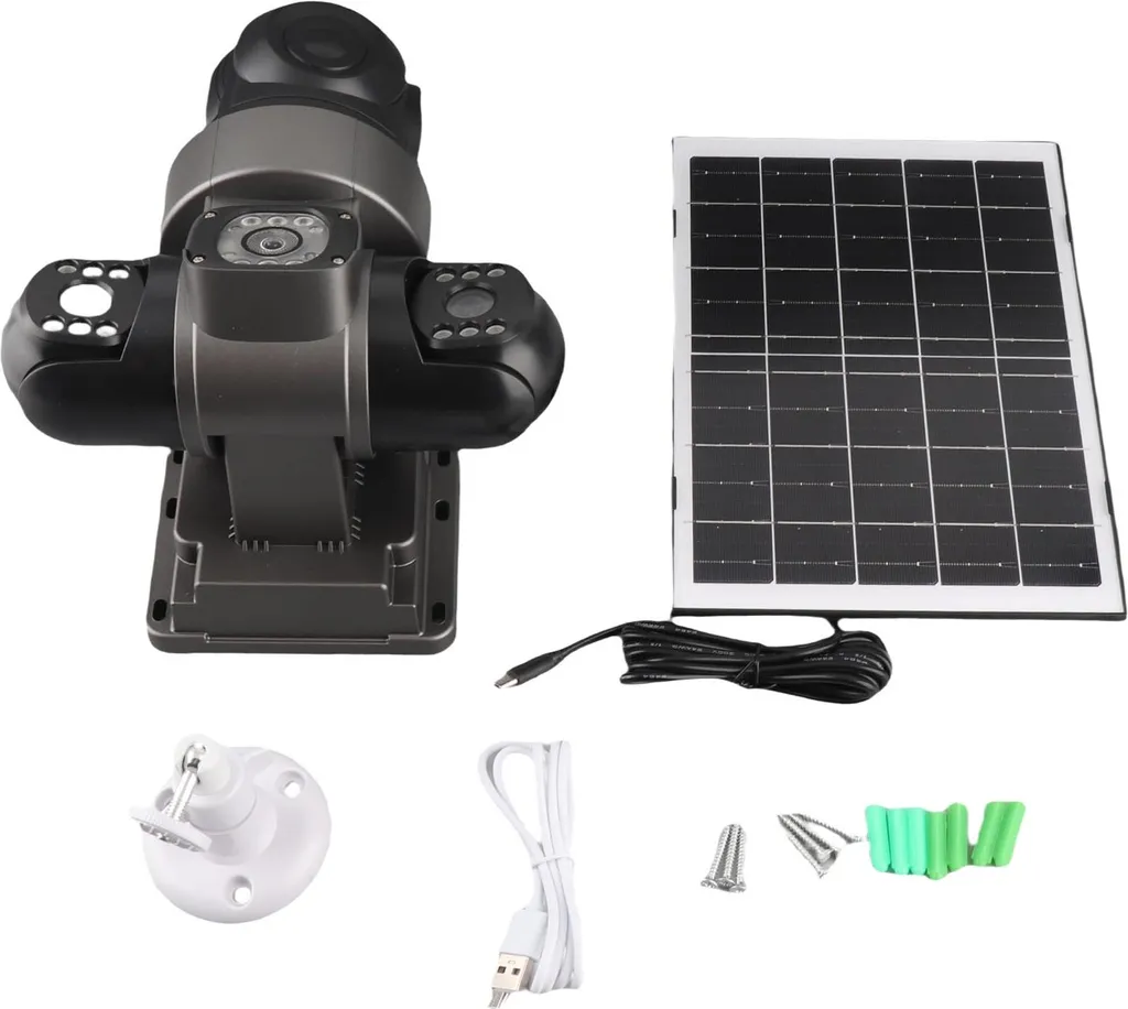 Surveillance Solaire pour Maison et Jardin avec V380 PRO et Triple Objectif
