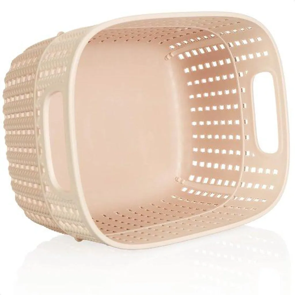 Boîtes de rangement plastique pour vêtements et jouets - Lot de 3 paniers