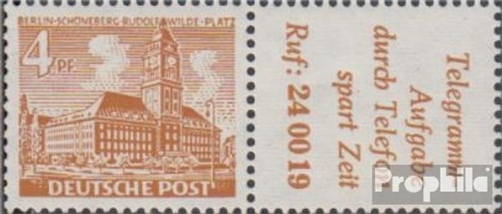 Briefmarken Berlin (West) 1952 Mi W29 gestempelt Berliner Bauten