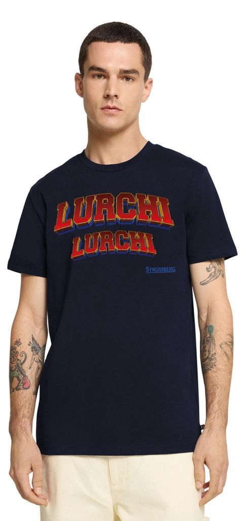 Spreadshirt Stromberg Mit Spruch Lurchi Lurchi Männer Premium T-Shirt, S, Navy