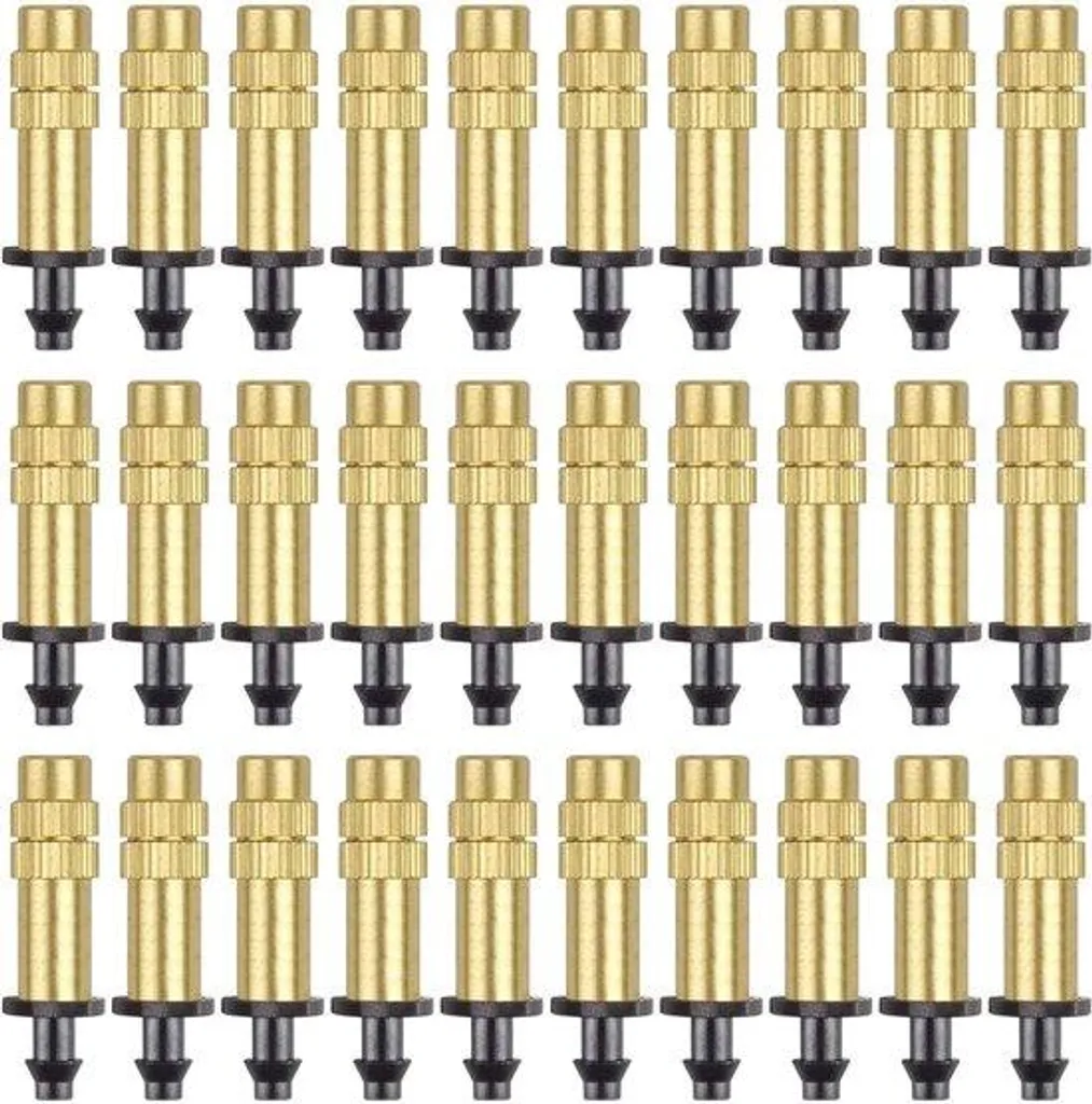 Kit 30 buses de brumisation cuivre réglables pour potager et fleurs jardin