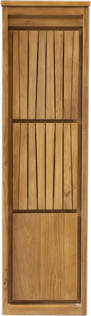 Teako Design Badschrank Avita Teakholz massiv hängend - Badezimmerschrank Hochschrank Bad Möbel