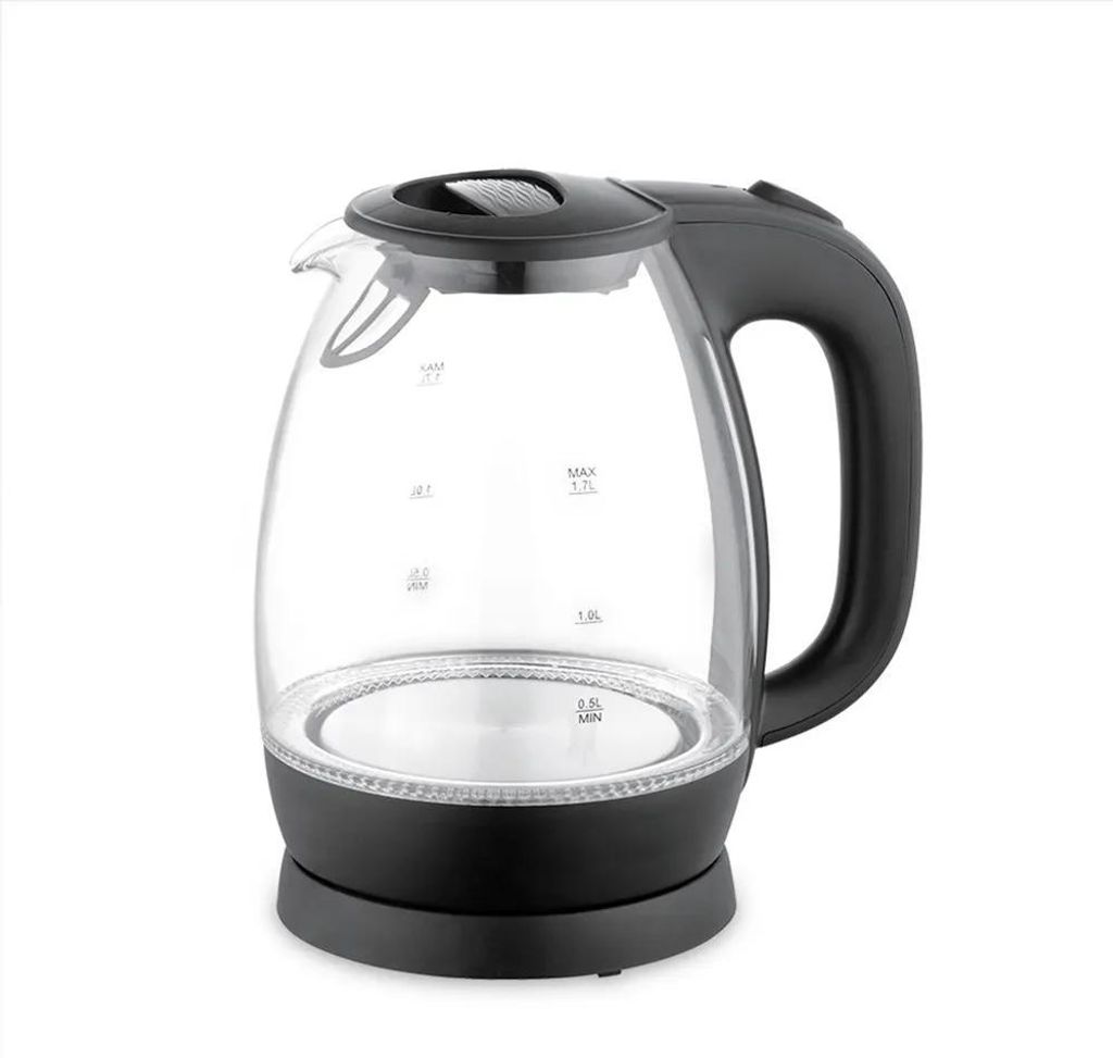 Maestro MR-063-Black Glas-Wasserkocher 1 7 l