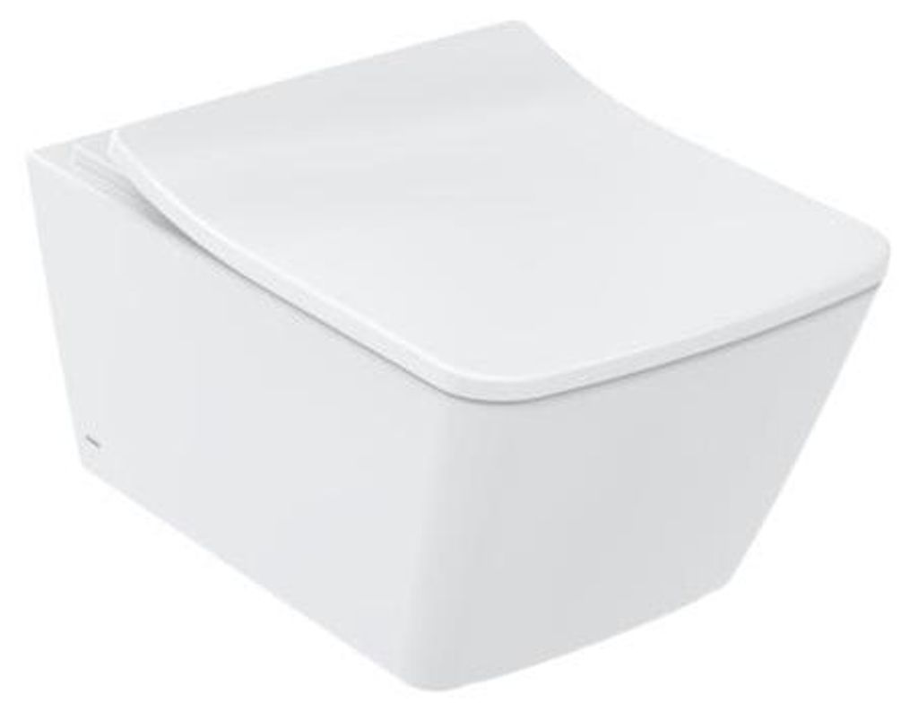 TOTO SP WC-Sitz weiß abnehmbar mit Edel- stahlscharnieren Produktbild 