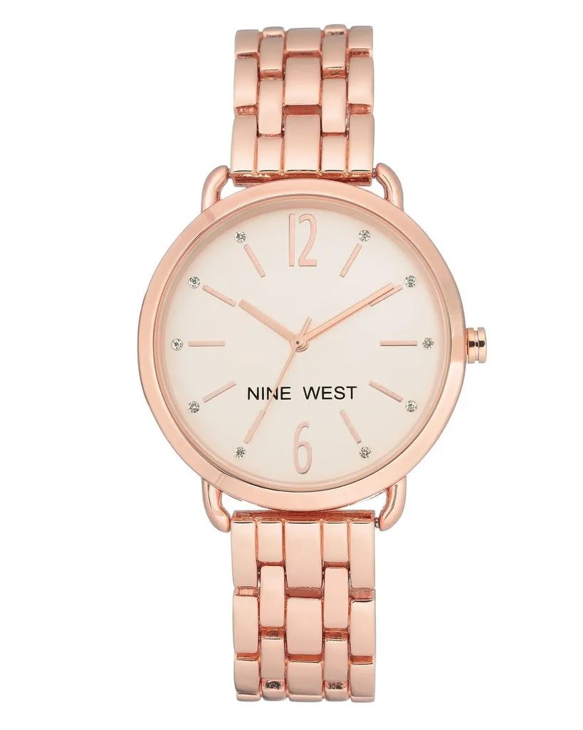 Montre Élégante Nine West Nw_2150Rgrg pour Tenue de Bureau et Soirée