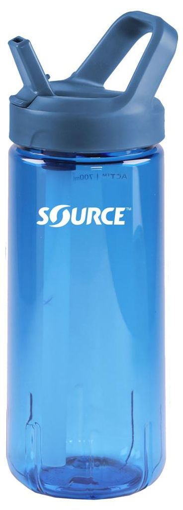 ACT Tritan single wall mit Trinkhalm 0,70 L blau - bayou blue