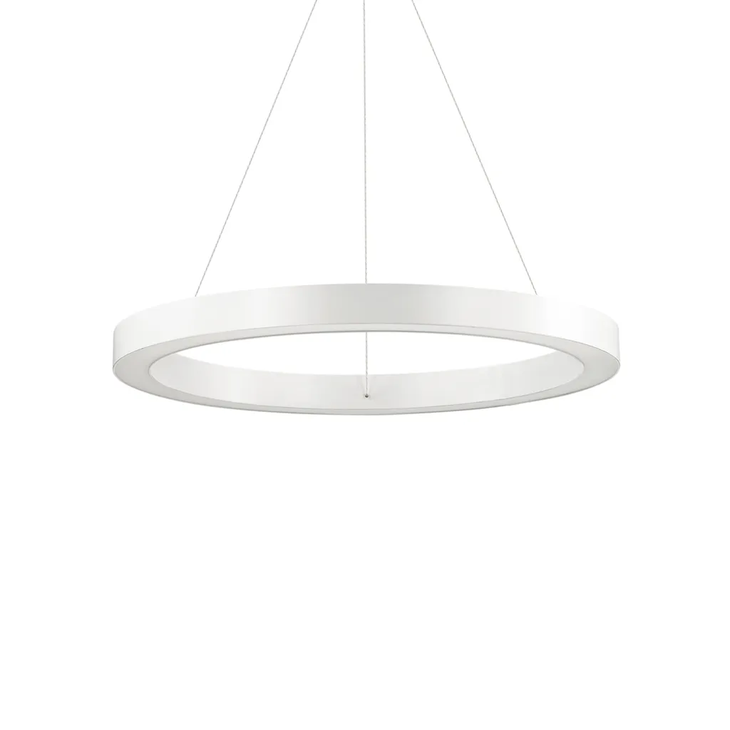 Suspension LED Oracle 60cm Blanc - Éclairage Doux Sans Éblouissement