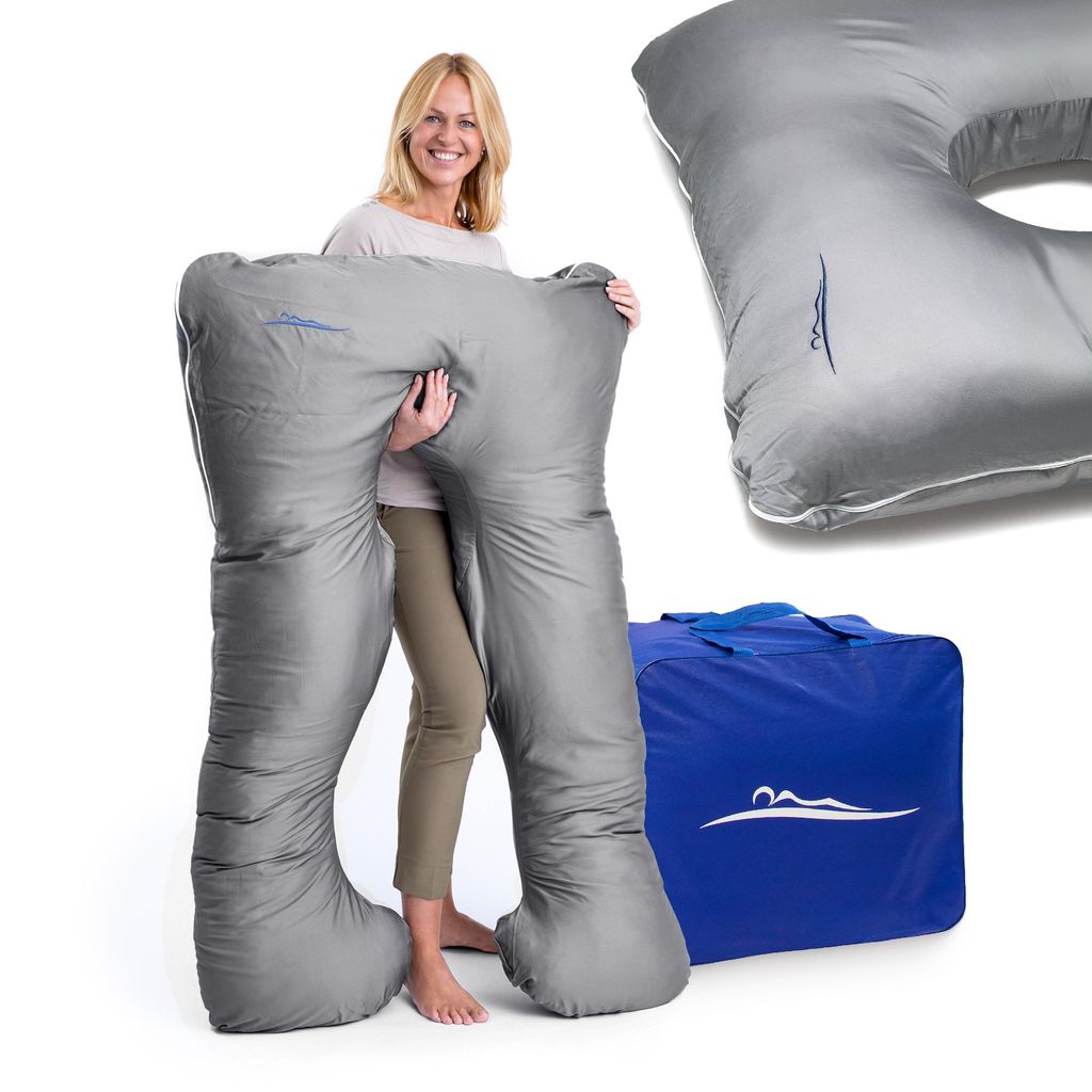 Premium Orthopädisches Kuschelkissen |XXL Körperkissen | Produktbild  KI-generiertes Bild