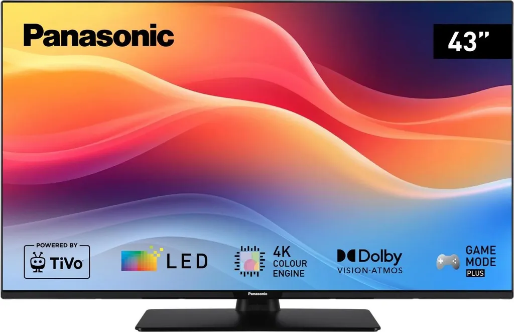 Panasonic TB-43W61AEZ Fernseher 109,2 cm (43") 4K Ultra HD Smart-TV WLAN Schwarz