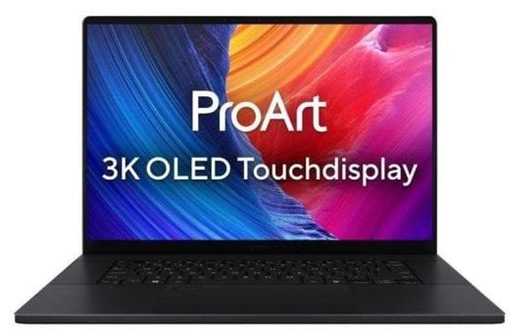 ASUS ProArt P16 H7606WP-SR259W, AMD Ryzen AI 9 HX, 2 GHz, 40,6 cm (16"), 2880 x 1800 Pixel, 32 GB, 1 TB
