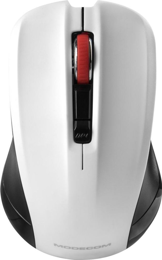 Optische kabellose Computermaus MODECOM MC-WM9.1 schwarz und weiß