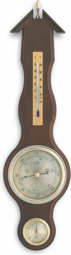 TFA 20.1037 Analoge Wetterstation aus Massivholz