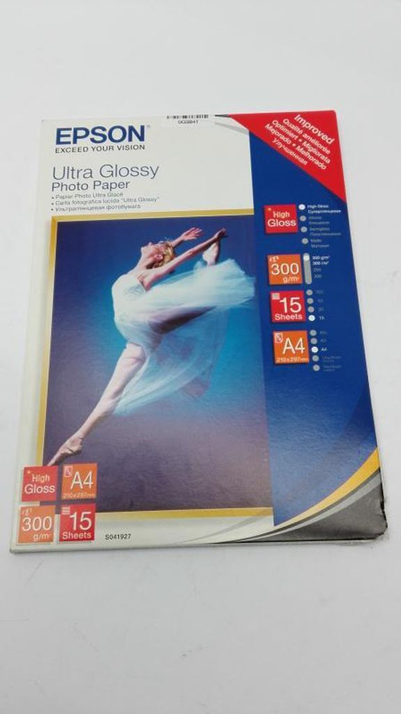 Epson Ultra Glossy Photo Paper - A4 - 15 Blätter, Ultra Produktbild 