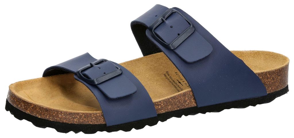 Sommer Pantolette Mera Bioline mit verstellbarem Schnallendesign, Größe 42