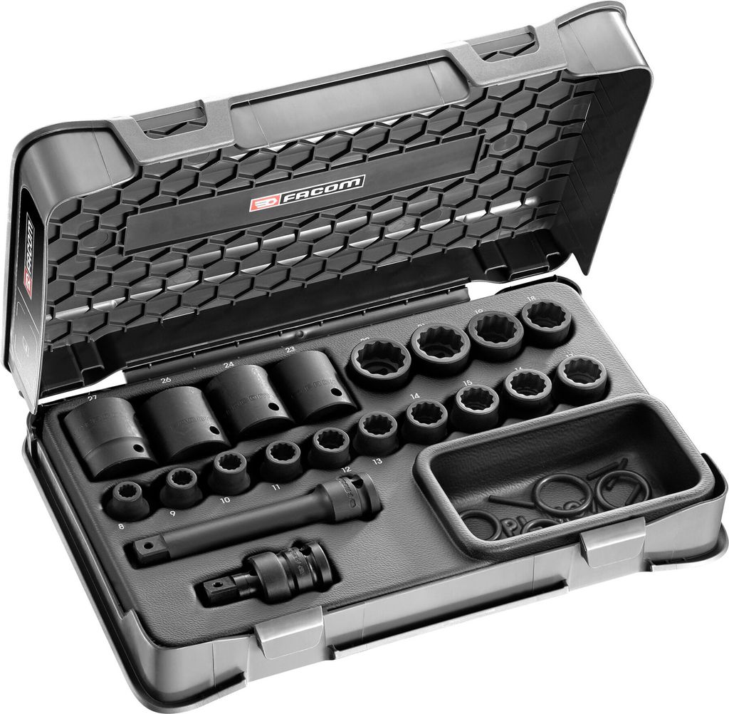 Facom IMPACT-Steckschluessel 1/2Z, Set 20-tl