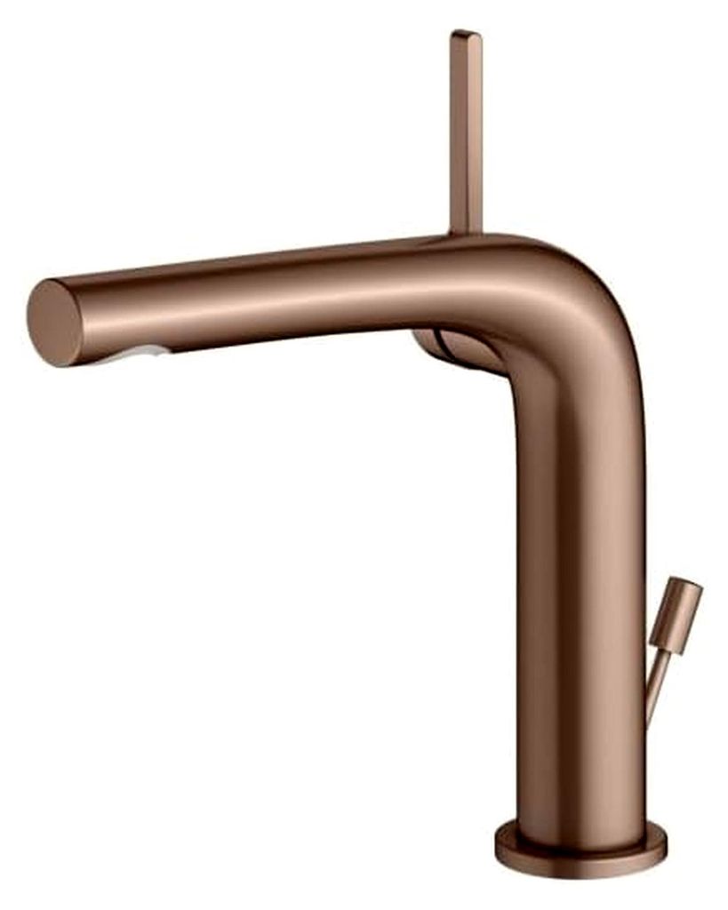 Waschtisch-Einhebelmischer 150 Edition 400, Auslaufhöhe 156 mm, mit Ablaufgarnitur, Rot gebürstet