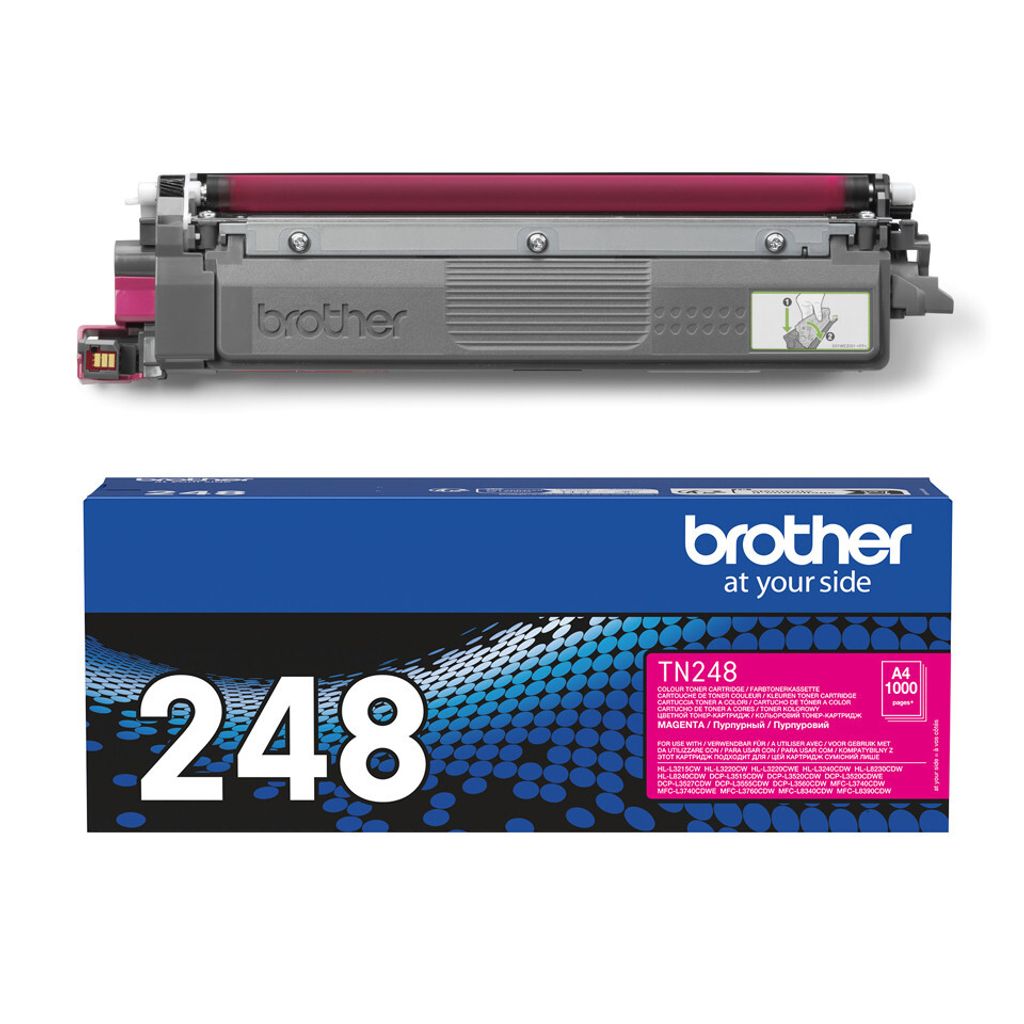 Brother TN-248M Magenta Toner Cartridge - 1000 pages