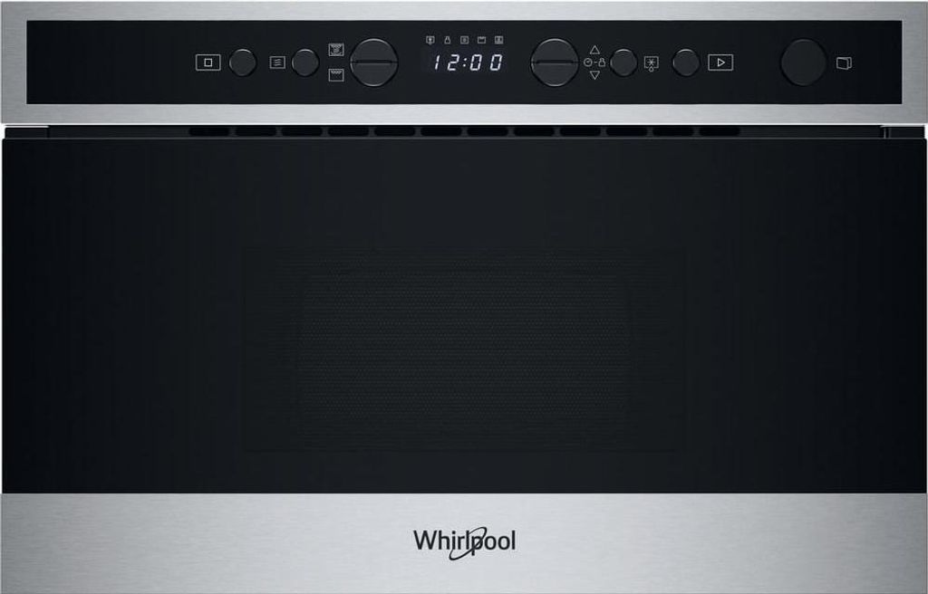 Whirlpool WMN4I4BX Schwarz, Edelstahl Grill-Mikrowelle Integriert 22 l 750 W