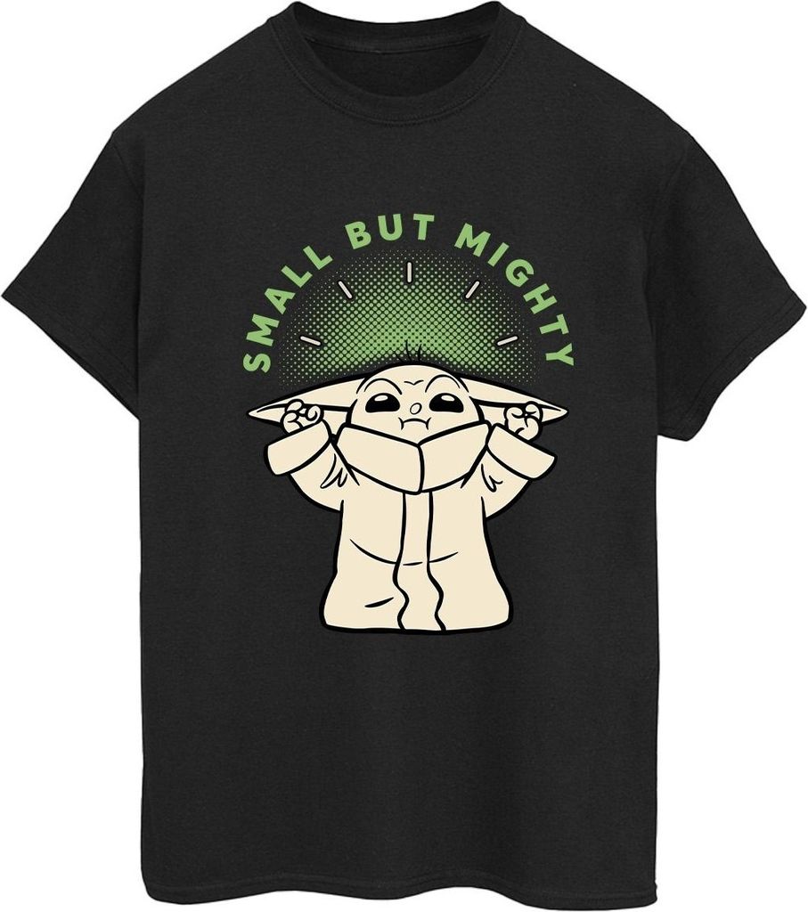Star Wars - "The Mandalorian Small But Mighty" T-Shirt für Damen BI45891 (L) (Schwarz)