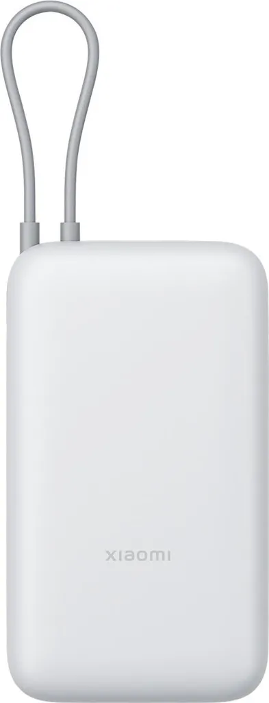 Batterie Xiaomi 20 000 mAh 22,5W avec Câble intégré : Puissance Grise