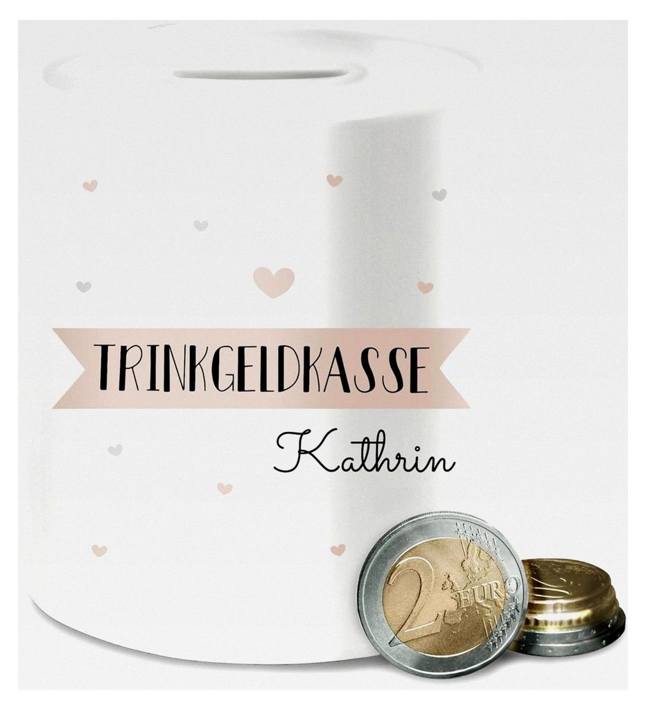 Spardose - Trinkgeldkasse I Praxis Tipp Trinkgeld - Unisize - Weiß - Kaffeekasse Trinkgeldkasse Schwarzgeld Kaffekasse Geschenke Friseurin Trinkka...