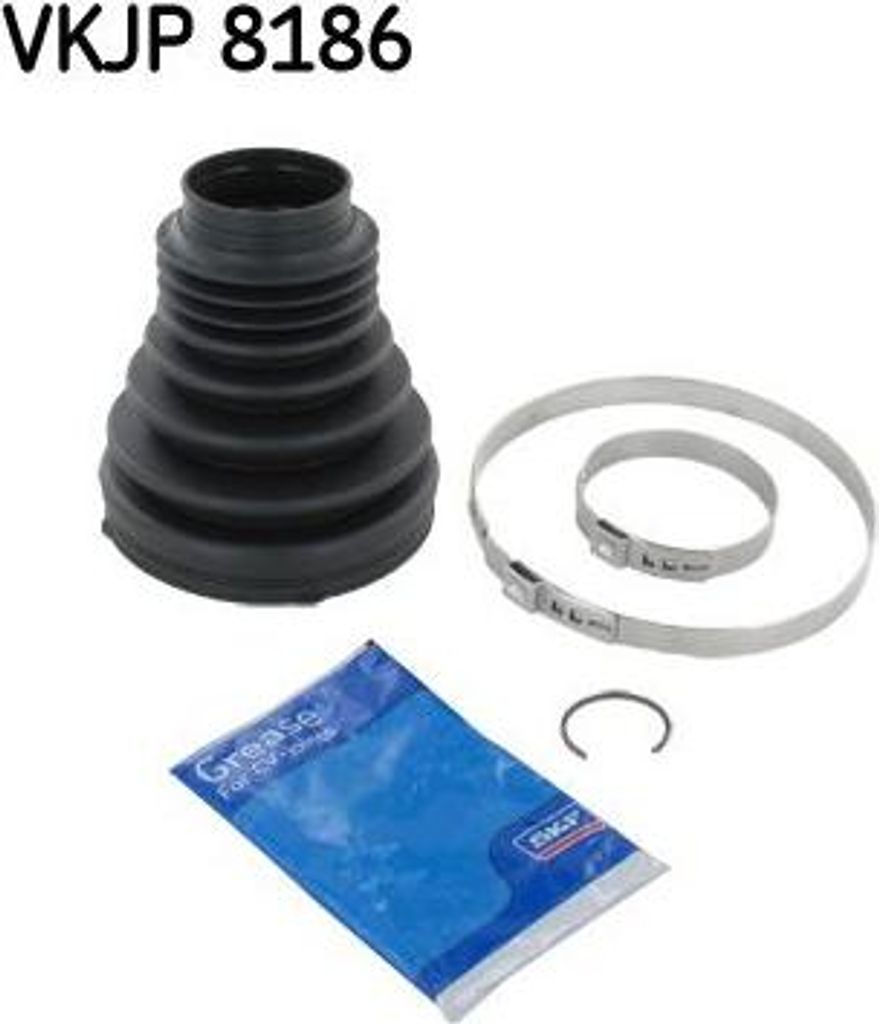 SKF VKJP8186 Manschettensatz, Antriebswelle OE 30788266 kompatibel mit XC90