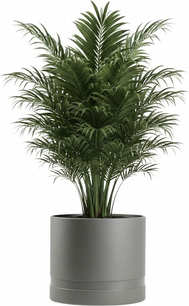 HowHomely | Pflanzentopf - Übertopf - B43xH38 cm - grau - Blumentopf - Pflanzgefäß - Dekorative